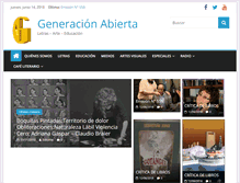 Tablet Screenshot of generacionabierta.com.ar